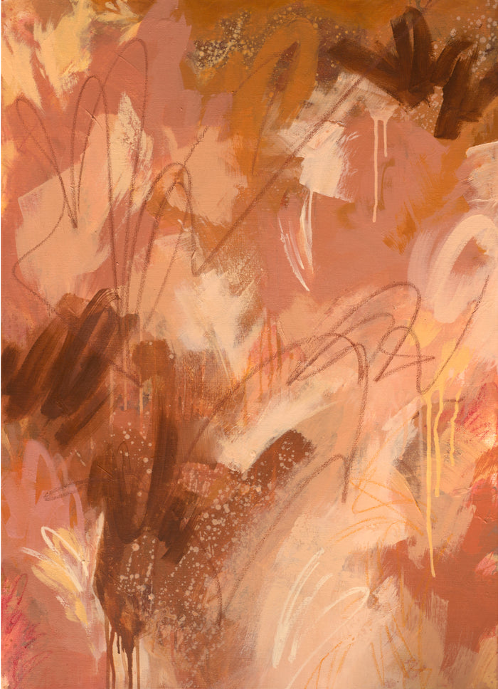 Terracotta Palms I - Amadora Art