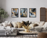 Between The Lines Set of Three Fine Art Prints - Amadora Art