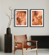 Terracotta Palms II - Amadora Art