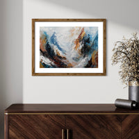 Avalanche I Hand Embellished Fine Art Print - Amadora Art