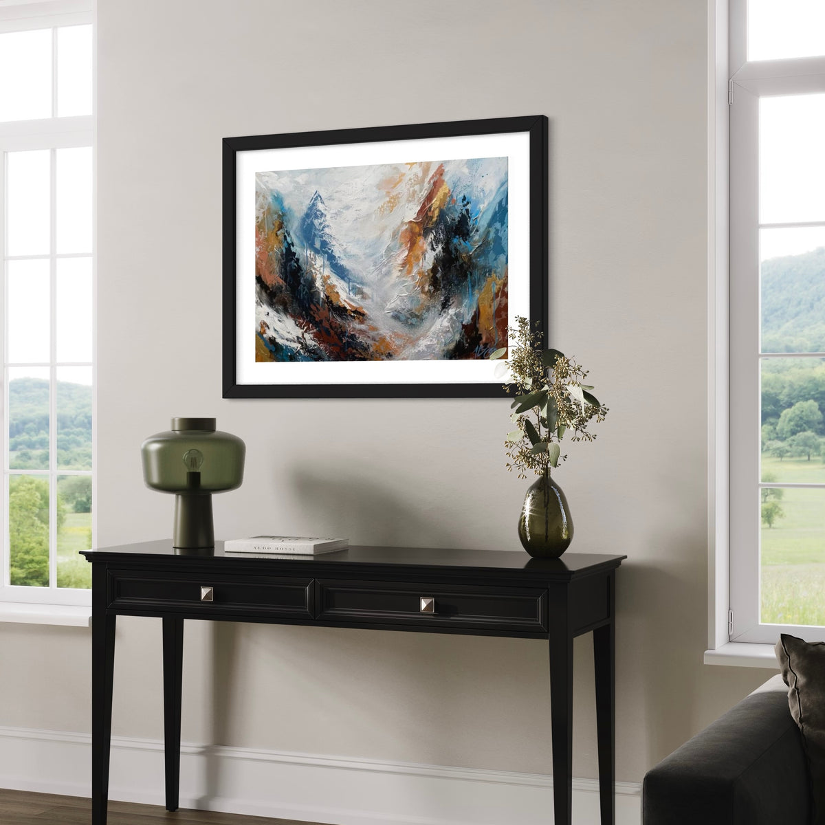 Avalanche I Hand Embellished Fine Art Print - Amadora Art