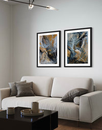 Between The Lines I & II Fine Art Print Pair - Amadora Art
