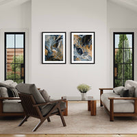 Between The Lines II & III Fine Art Print Pair - Amadora Art