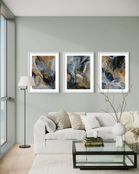 Between The Lines Set of Three Fine Art Prints - Amadora Art