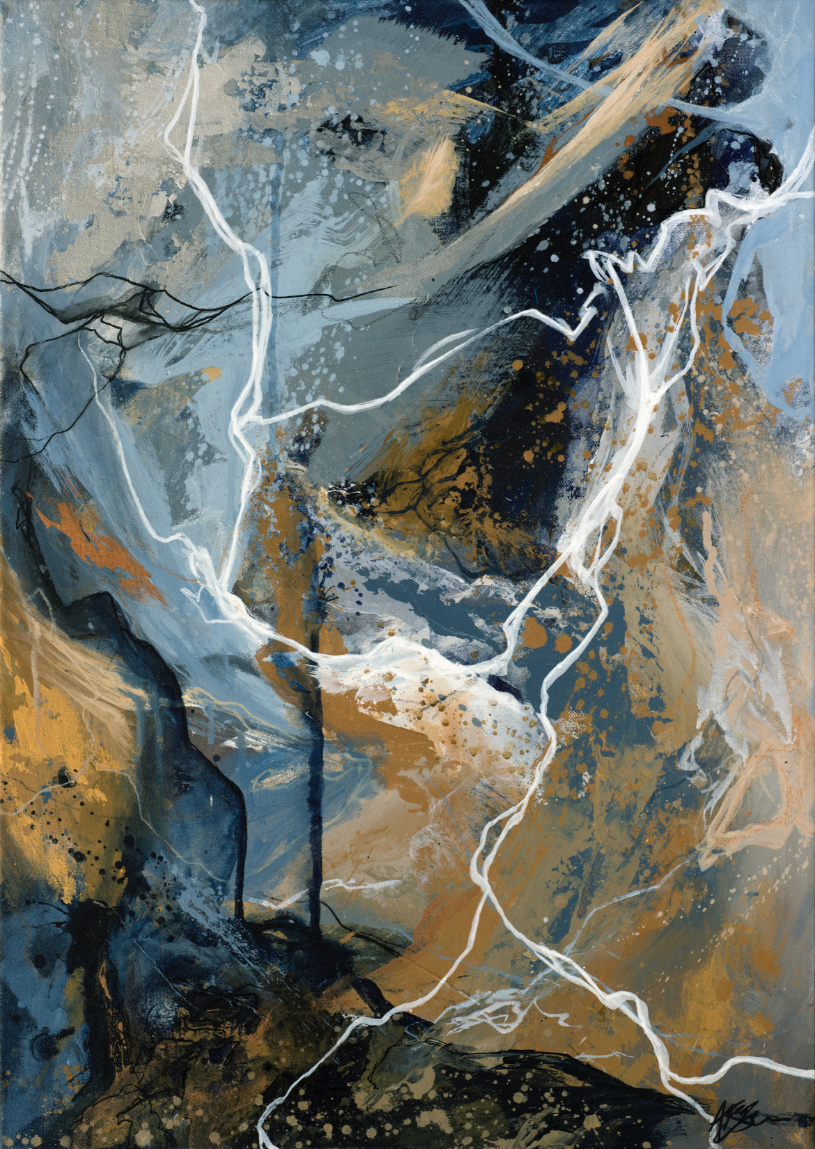 Between The Lines Set of Three Fine Art Prints - Amadora Art