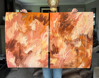‘Terracotta Palms I’ A1 Fine Art Print - DISPLAY