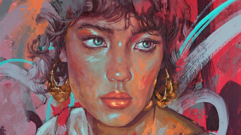 Vibrant Portrait Art Exhibition in Ashbourne | Original Paintings by Amadora at Hopton Hall Gallery