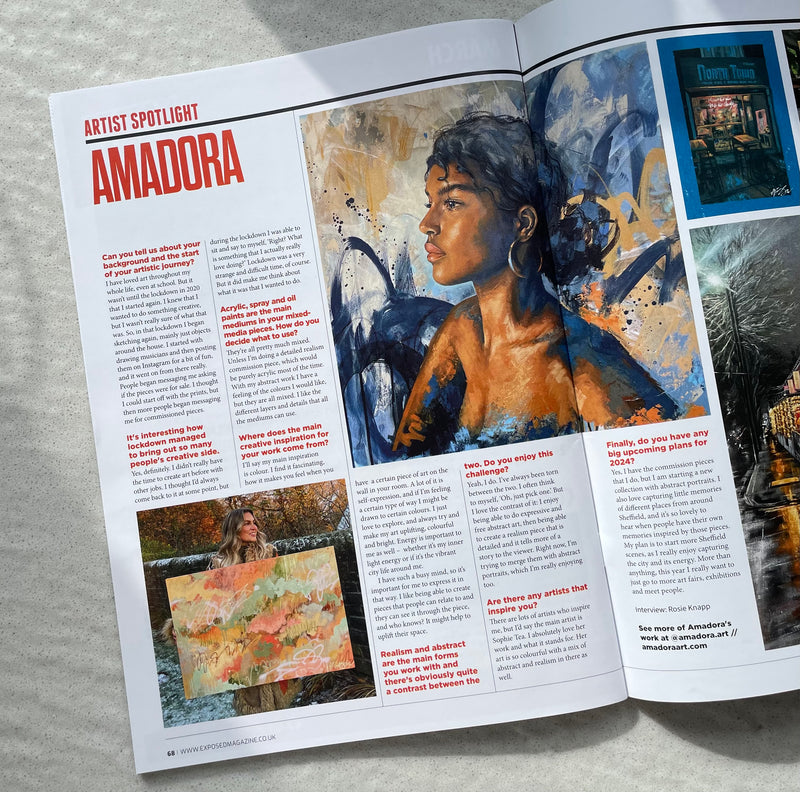 Artist Feature in Sheffield’s Exposed Magazine: An Inside Look