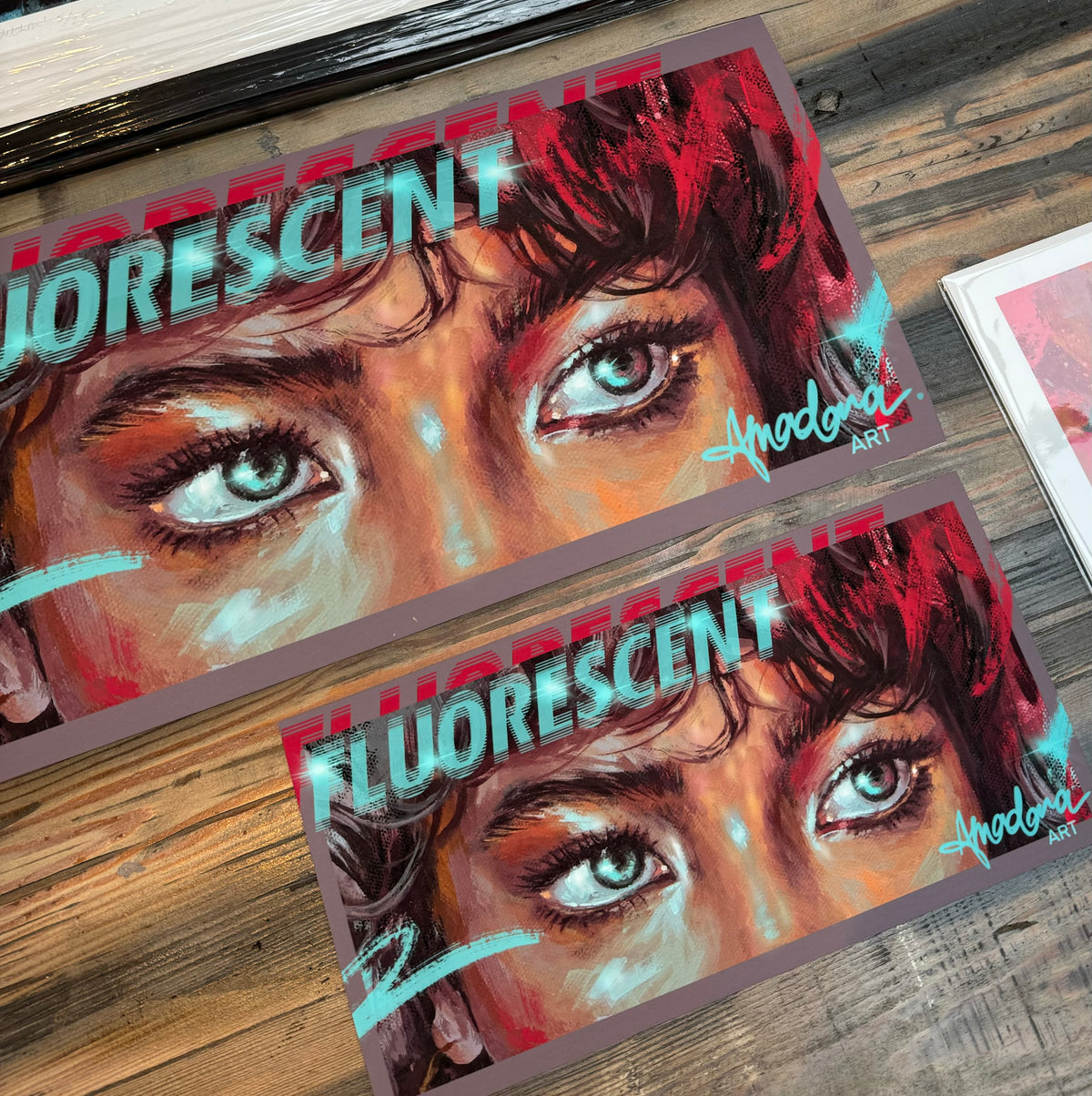 ‘Fluorescent Eyes’ Open Edition Print