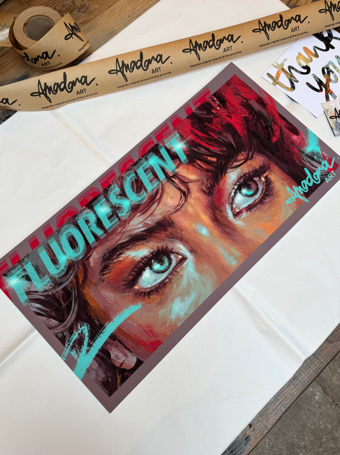 ‘Fluorescent Eyes’ Print (Sale)