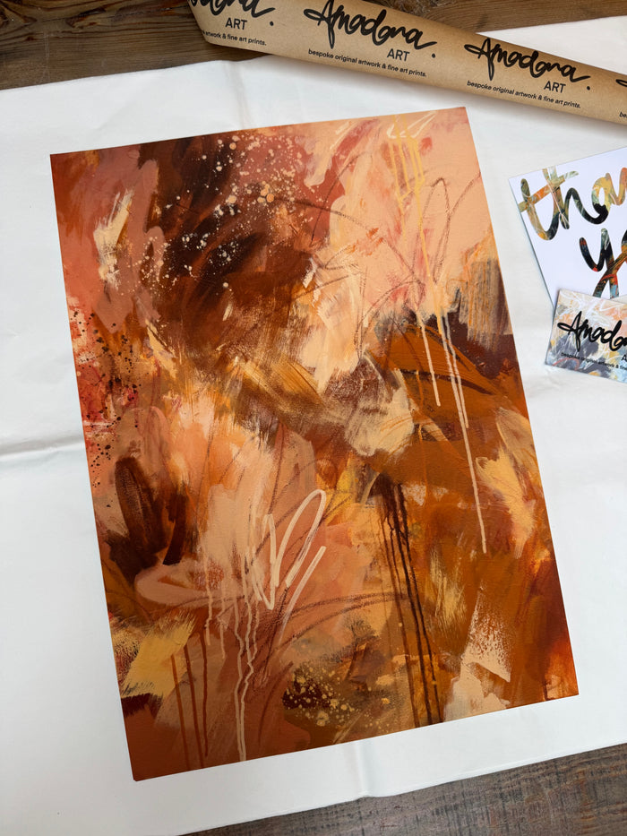 ‘Terracotta Palms II’ Print (Sale)