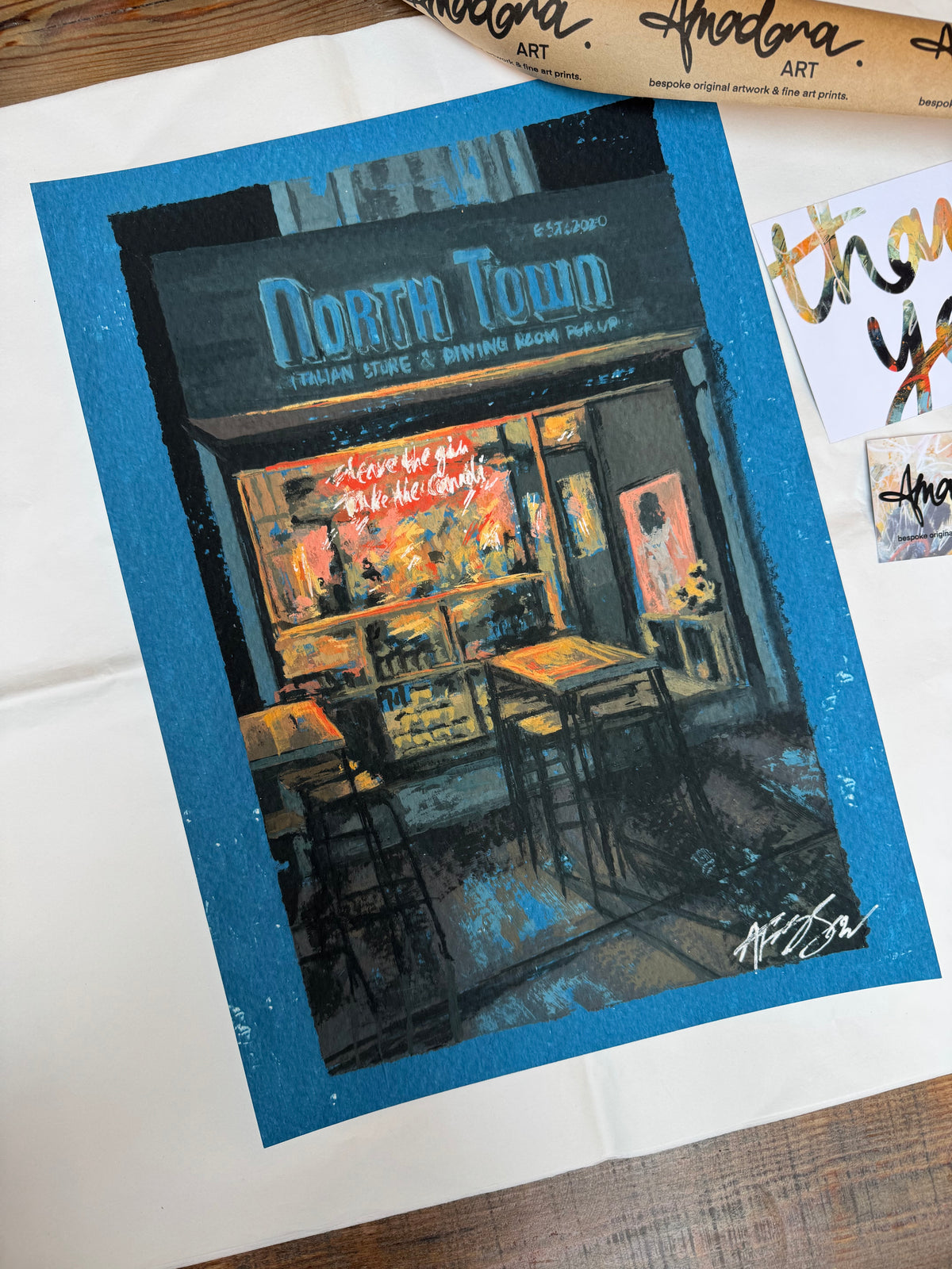 ‘North Town’ Print (Sale)