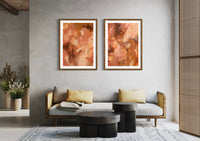 Framed ‘Terracotta Palms I’ Print (Sale)