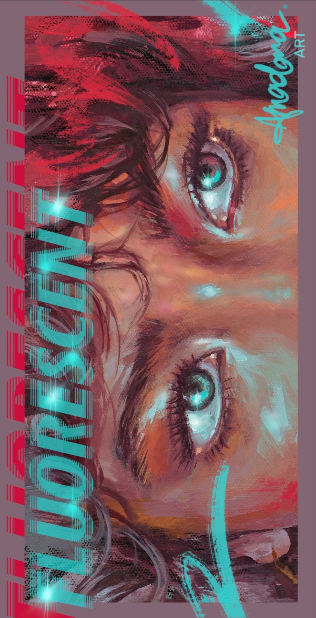 Fluorescent Eyes' Open Edition Print – Amadora Art