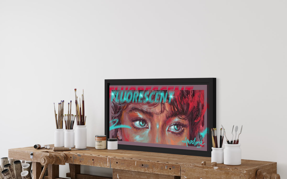 ‘Fluorescent Eyes’ Open Edition Print