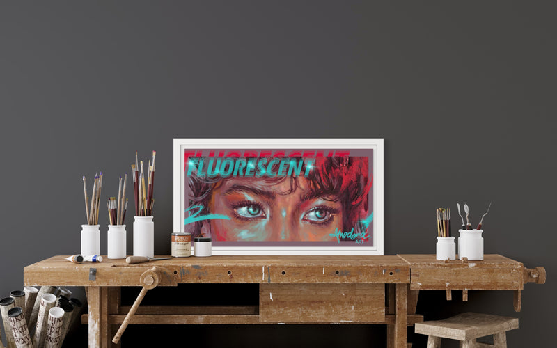 ‘Fluorescent Eyes’ Open Edition Print