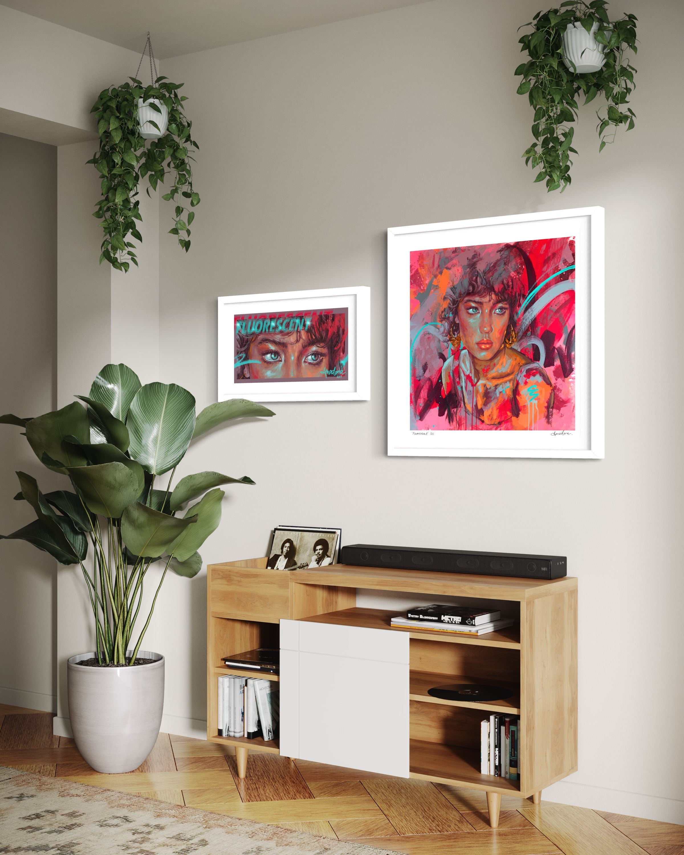 Fluorescent Eyes' Open Edition Print – Amadora Art