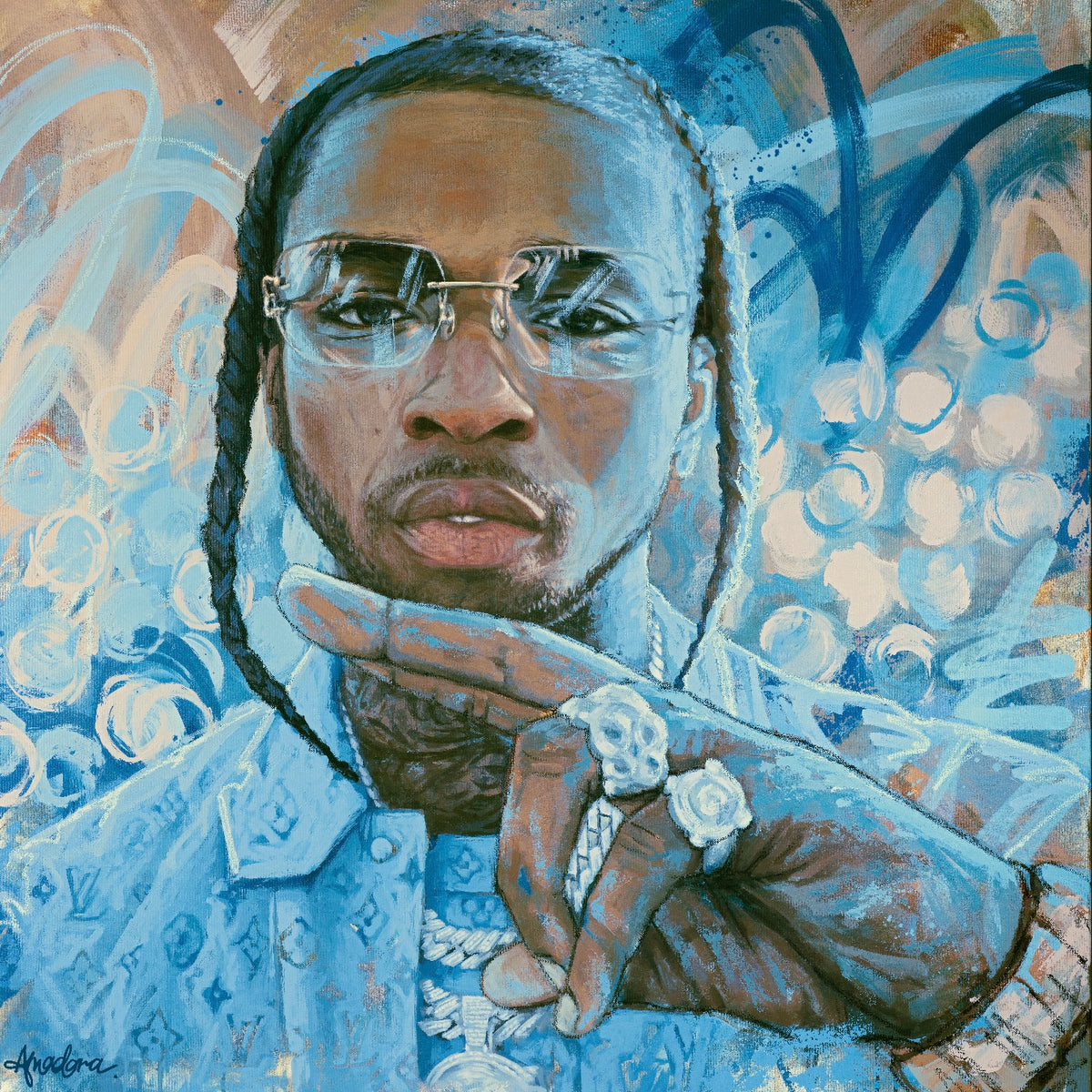 Framed ‘Pop Smoke’ Print (Sale)