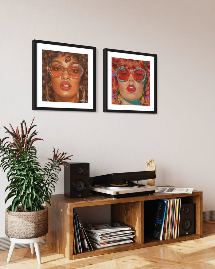 ‘Disco Dolls’ Print Pair