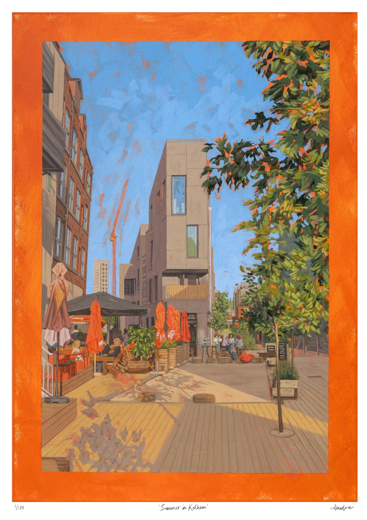 ‘Summer in Kelham’ XL Limited Edition Print
