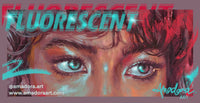‘Fluorescent Eyes’ Print (Sale)