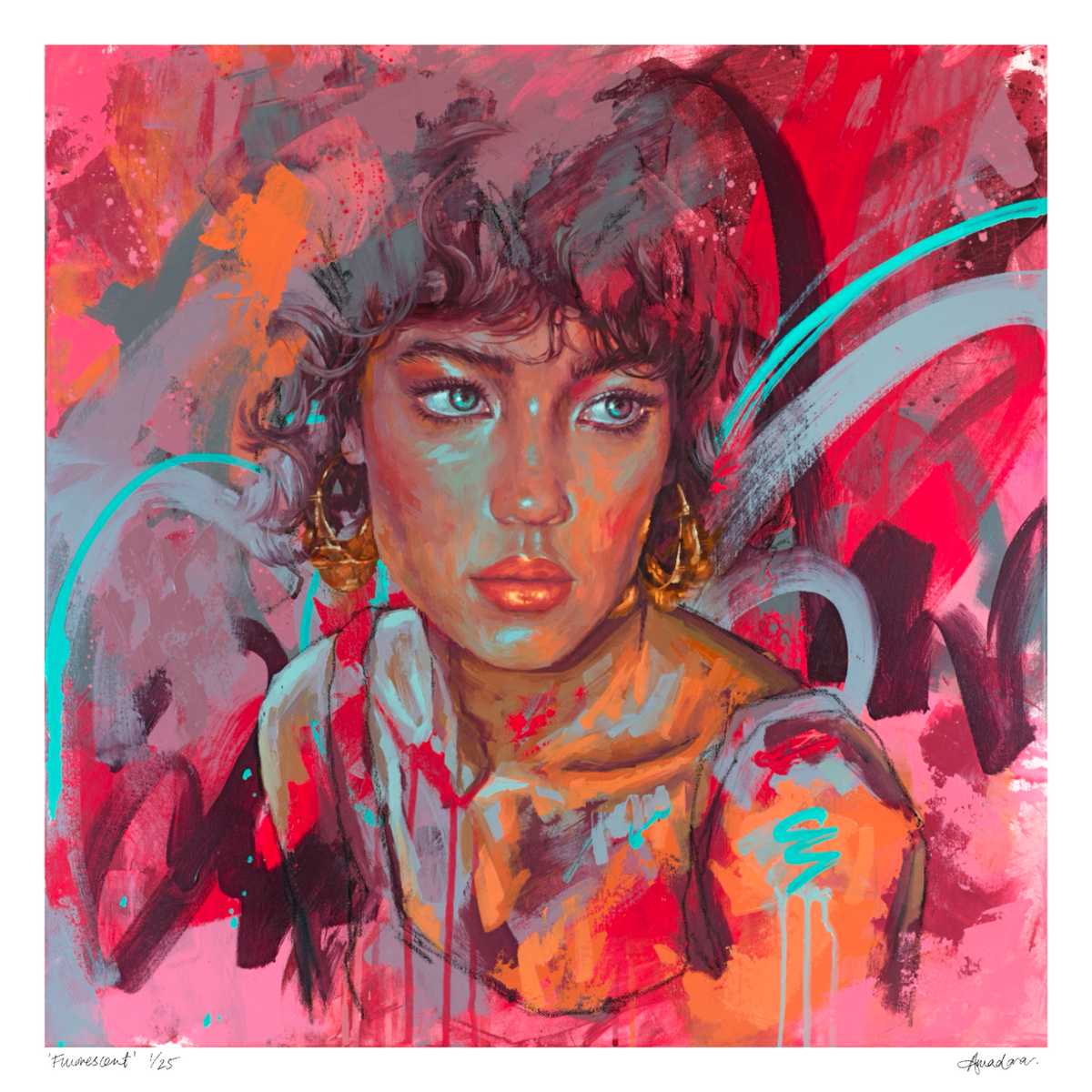 Framed ‘Fluorescent’ Limited Edition Print (Sale)