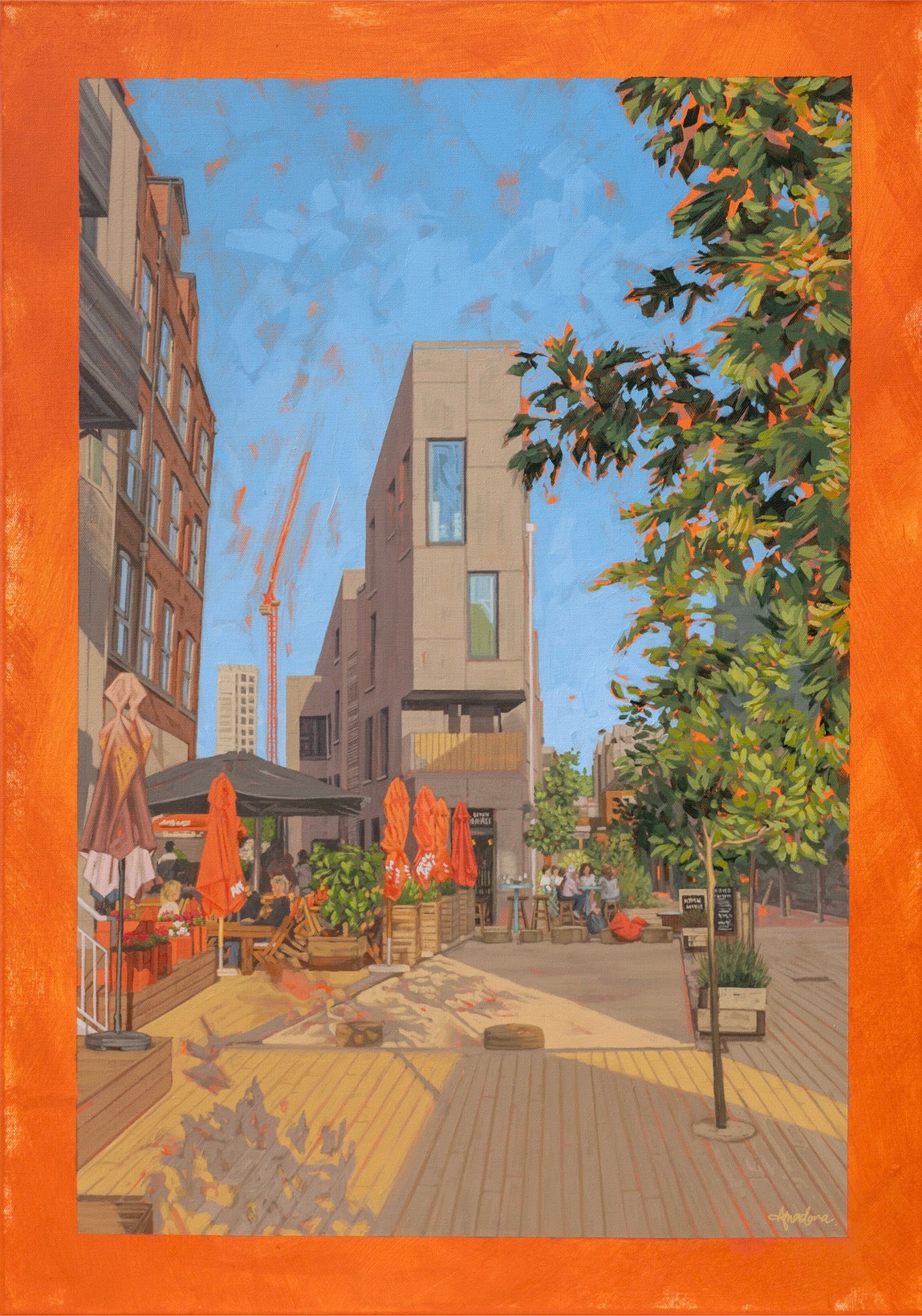 Framed ‘Summer in Kelham’ Print (Sale)