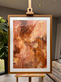 Framed ‘Terracotta Palms II’ Print (Sale)